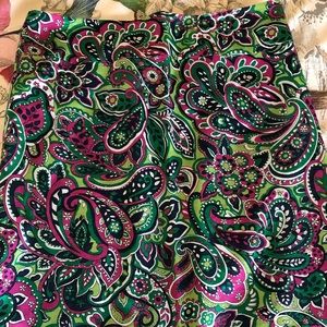 Beautiful multi color paisley skirt.